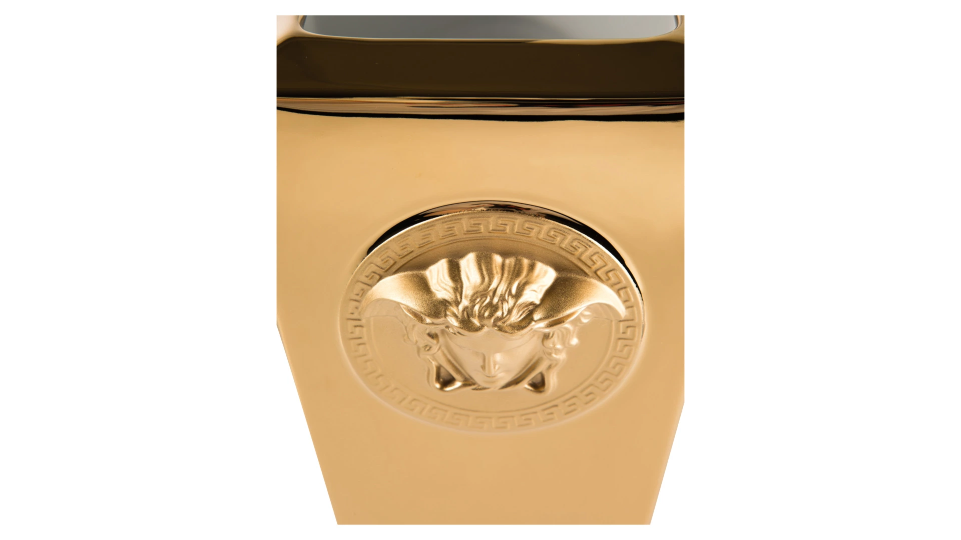 Ваза Rosenthal Versace Медуза Золотая 24 см, фарфор