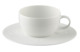 Чашка чайная с блюдцем Rosenthal Волшебная флейта 250 мл, фарфор, белая