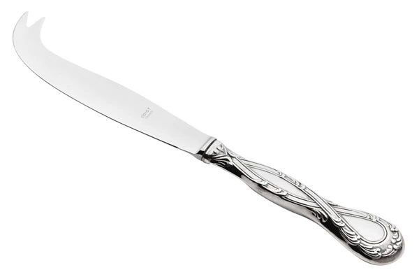 Нож для сыра сервировочный Odiot Трианон 24,5 см, серебро 925