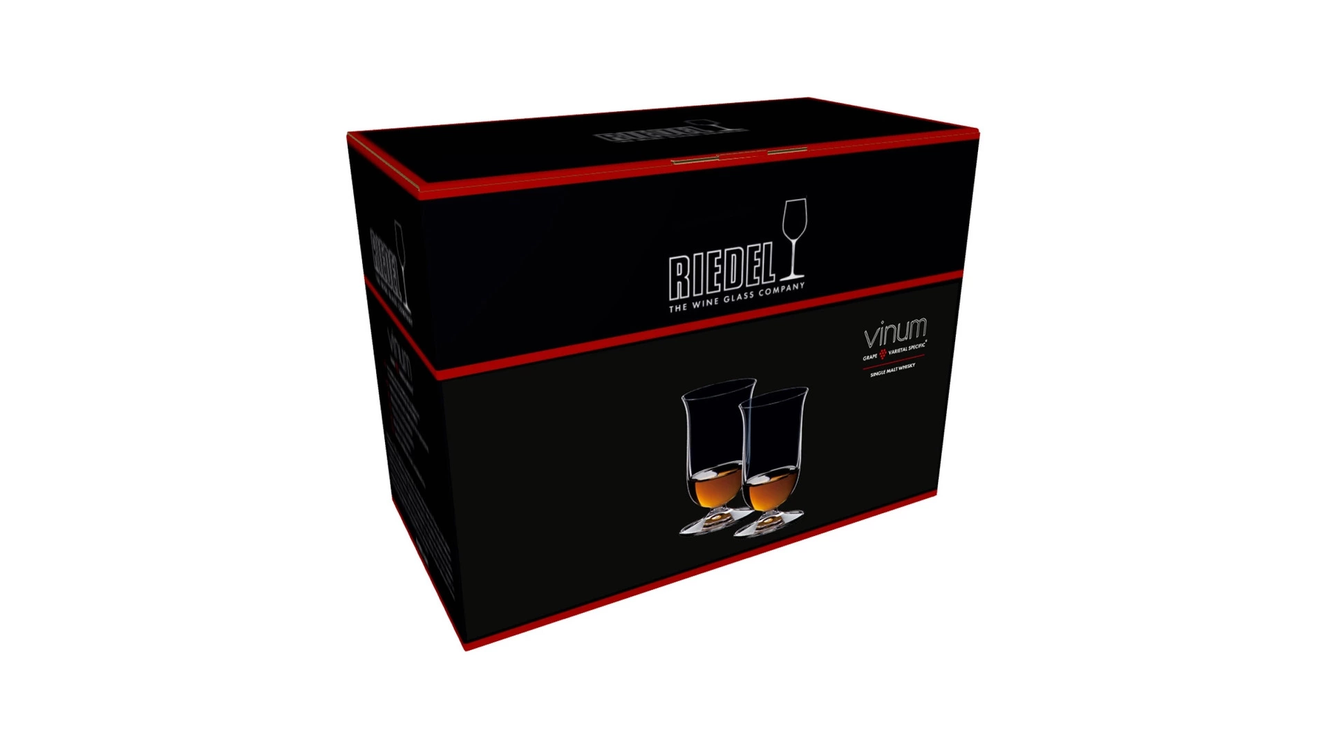 Набор бокалов для виски Riedel Bar Vinum Single Malt Whisky 189 мл, 2 шт, стекло хрустальное