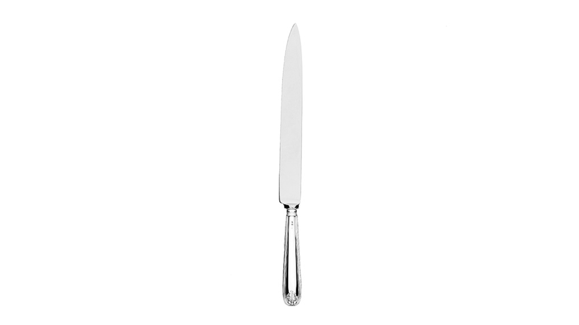 Нож для мяса разделочный 32 см Schiavon Фолья, серебро 925пр