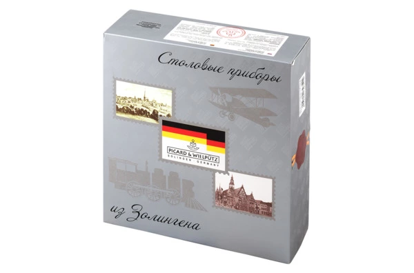 Набор столовых приборов Picard & Wielputz Solingen Ligato на 6 персон 24 предмета, сталь, позолота