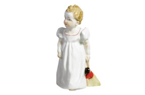 Фигурка Meissen 16,5 см Девочка с куклой, Юлиус Конрад Хеншель, 1907г