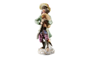 Фигурка Meissen 14,5 см Дудочник Обезьяний оркестр