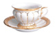 Чашка чайно-кофейная Meissen с блюдцем 160мл Форма - Икс