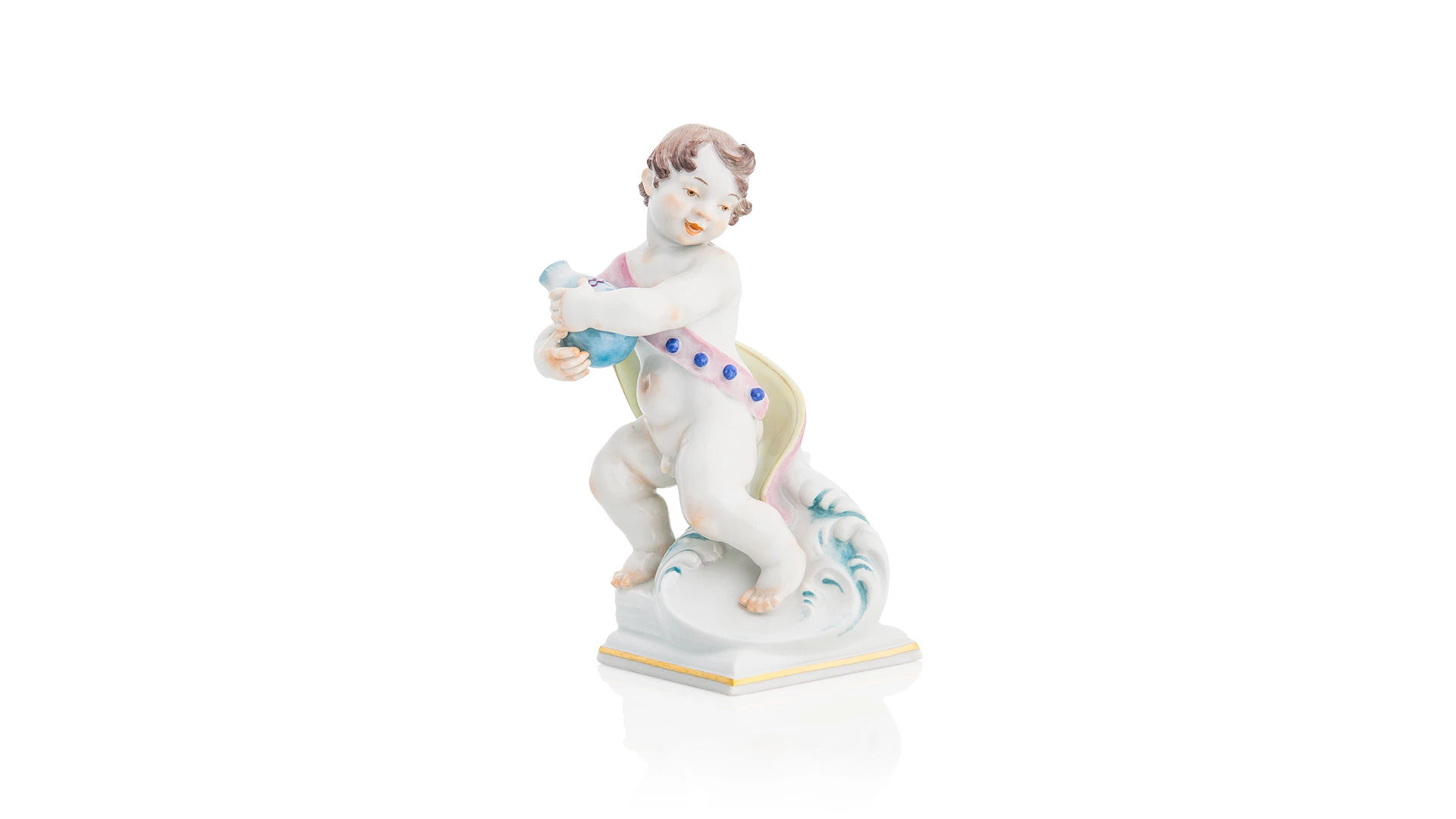Фигурка Meissen 13 см Знак зодиака Водолей, Хайнрих Тайн, 1947г