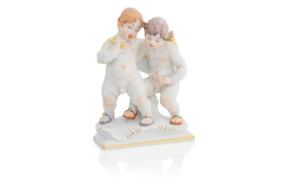 Фигурка Meissen 15 см Знак зодиака Близнецы, Хайнрих Тайн, 1947г
