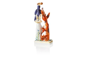Фигурка Meissen 12 см Лиса и ворона, ПШтранг СКАЗКИ