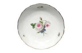 Салатник Meissen круглый 20,5 см Белая роза