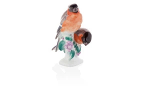 Фигурка Meissen 15 см Снегири, Эрих Ойме, 1913г