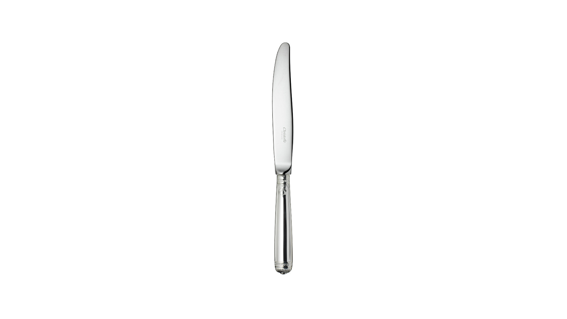 Нож столовый Christofle Malmaison 25 см, посеребрение