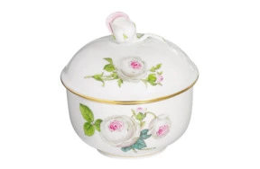 Сахарница Meissen 7,5 см Белая роза