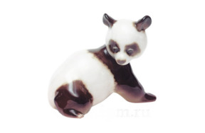 Скульптура ИФЗ Медвежонок панда, фарфор твердый