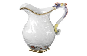 Молочник Meissen 150мл Лебединый сервиз, индийские цветы