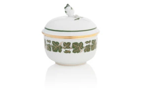 Сахарница Meissen 9 см Виноградная лоза, с золотом