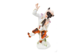 Фигурка Meissen 17 см Оркестр гномов Флейтист Пауль Шойрих
