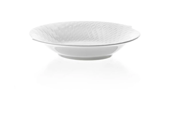 Блюдо для гарнира овальное Meissen Игра волн, рельеф, белый 18 см