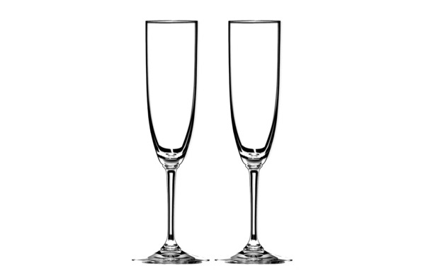 Набор бокалов для шампанского Riedel Vinum Champagne Flute 162 мл, 2шт, стекло хрустальное