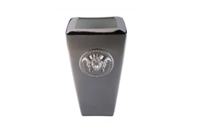 Ваза Rosenthal Versace Медуза Платиновая 32см, фарфор