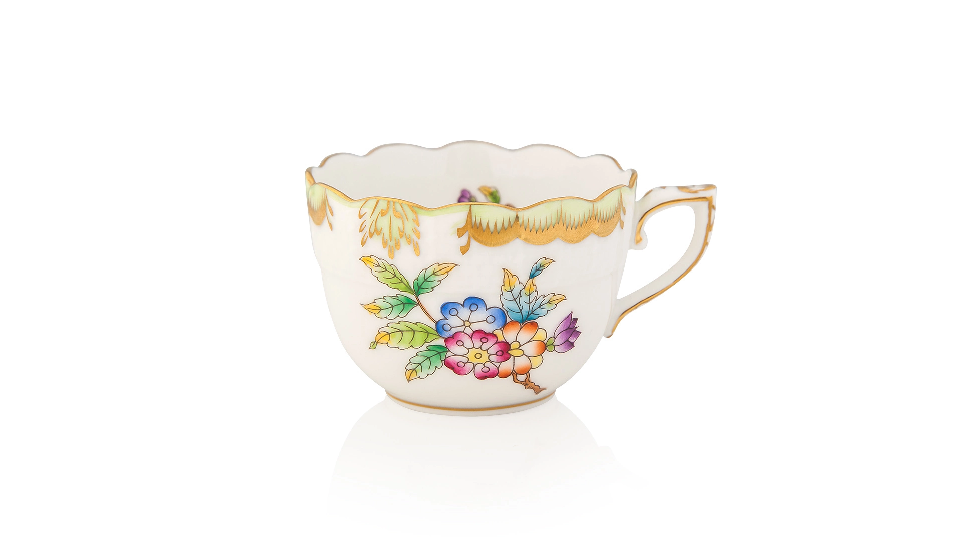 Чашка для мокко с блюдцем Herend Виктория 110 мл