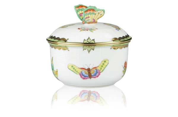 Сахарница Herend Виктория 300 мл, с бабочкой