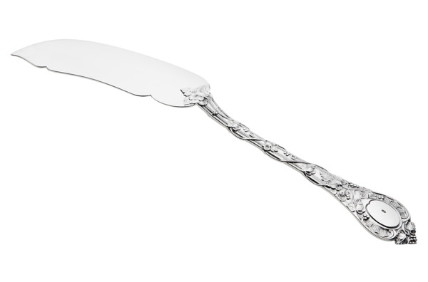 Нож для рыбы сервировочный Odiot Демидофф 28,3 см, серебро 925