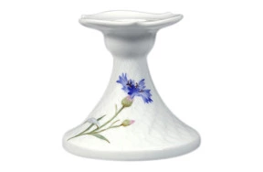 Подсвечник Meissen 8 см Игра волн, рельеф, голубые васильки