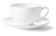 Чашка чайно-кофейная с блюдцем Dibbern Белый декор 250мл