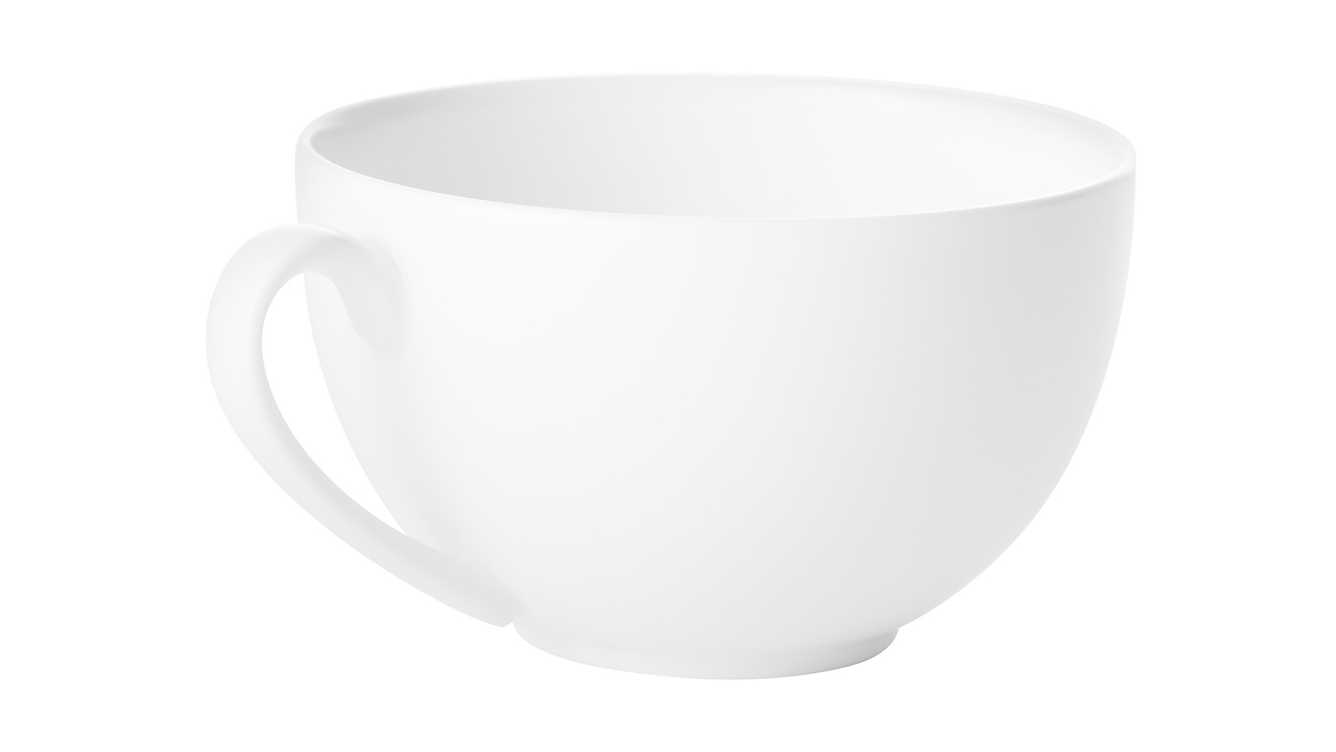 Чашка чайно-кофейная с блюдцем Dibbern Белый декор 250 мл