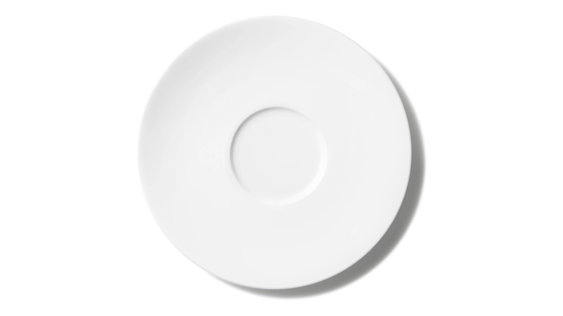 Чашка чайно-кофейная с блюдцем Dibbern Белый декор 250 мл, фарфор костяной