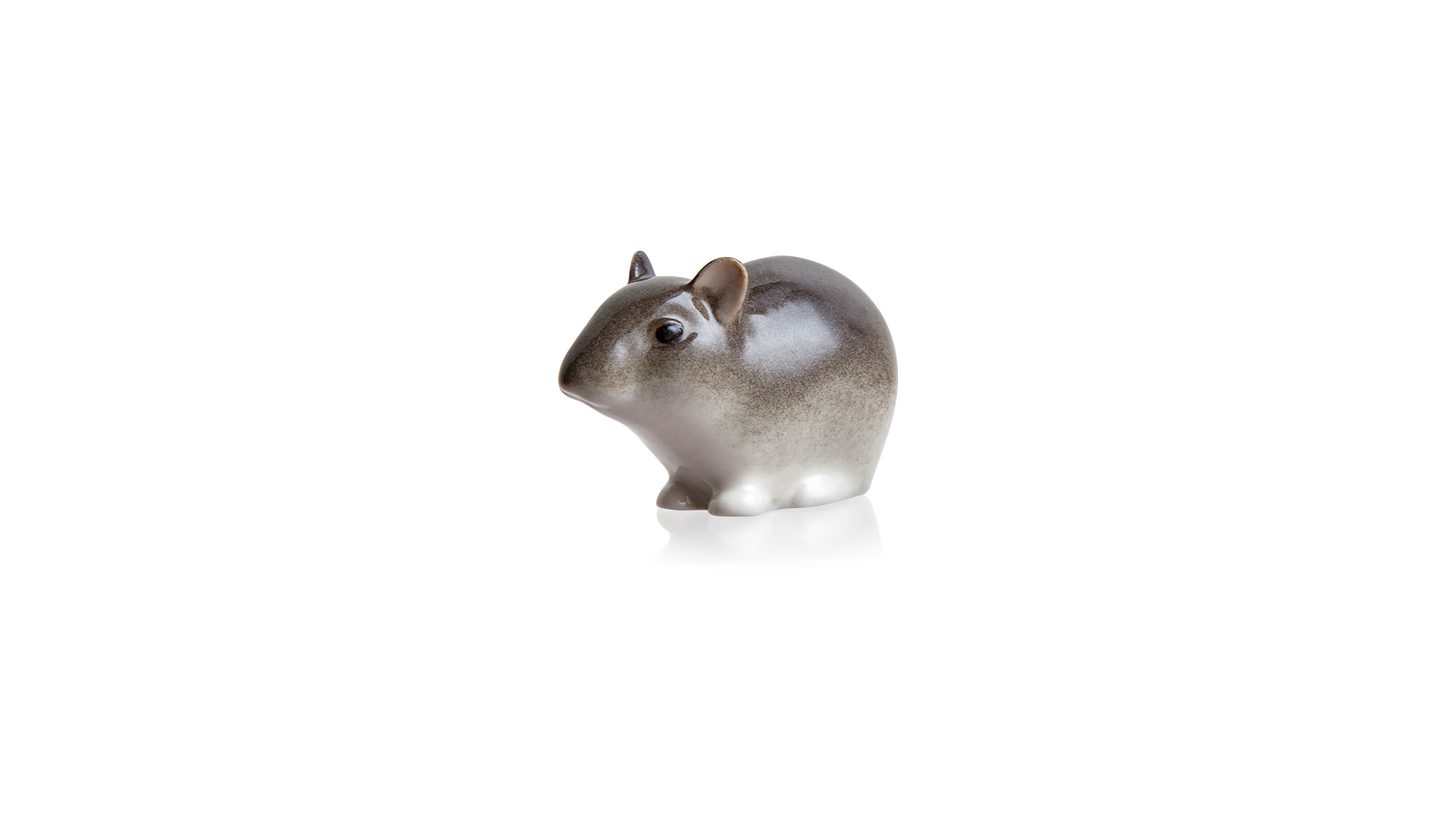 Скульптура ИФЗ Мышь-малютка №1 полевая, фарфор твердый