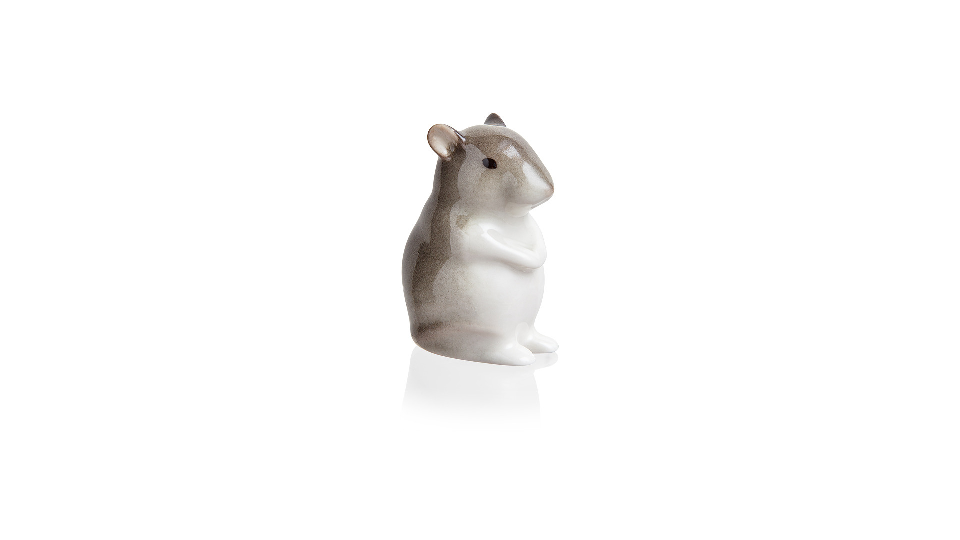 Скульптура Мышь-малютка №2 (палевая)