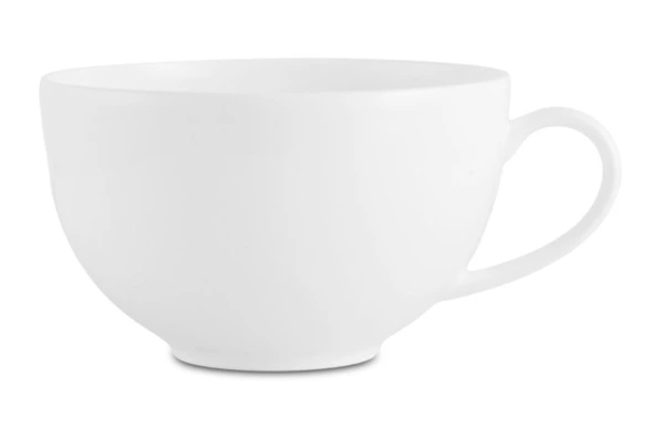 Чашка для завтрака с блюдцем Dibbern Белый декор 320 мл, фарфор костяной