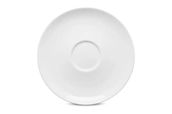 Чашка для завтрака с блюдцем Dibbern Белый декор 320 мл, фарфор костяной