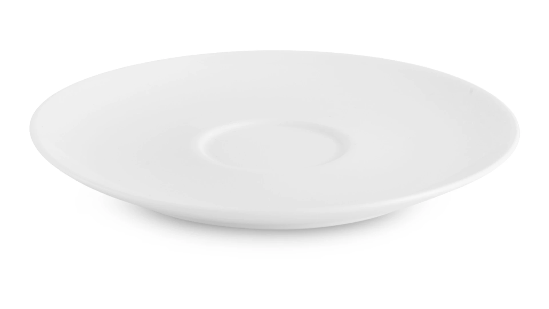 Чашка для завтрака с блюдцем Dibbern Белый декор 320 мл, фарфор костяной