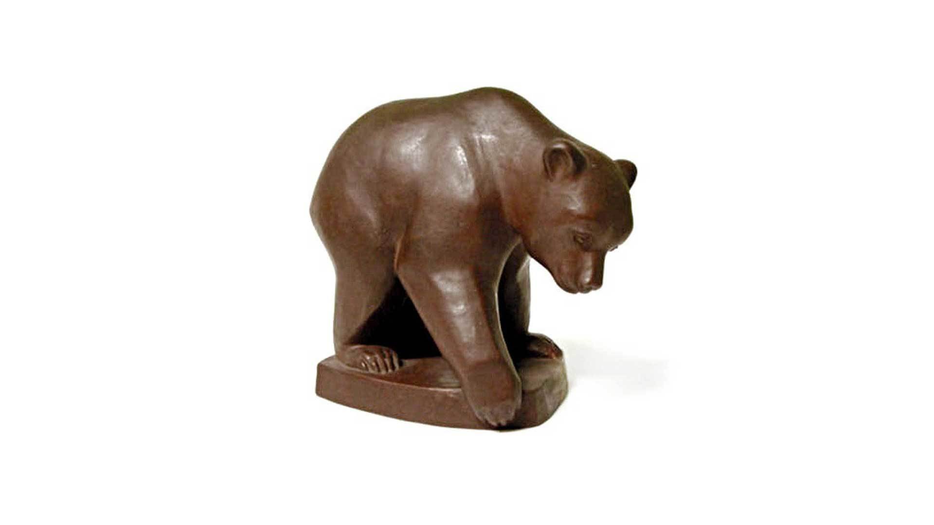 Фигурка Meissen 11,5 см Медведь, Элфриде Райхел-Дрехслер,1959г