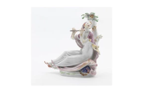 Фигурка Meissen Турчанка с флейтой, Пауль Шойрих, 1922/23г 21,5 см, фарфор