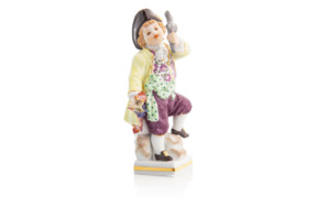 Фигурка Meissen 10 см Мальчик с винным ключом, И-ИКэндлер,1740г, пара к 60431