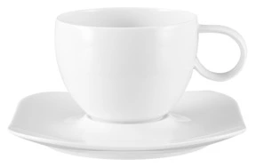Чашка чайно-кофейная с блюдцем Rosenthal Фри Спирит Вайс 290 мл, фарфор