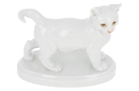 Фигурка Meissen Кот 11 см, фарфор