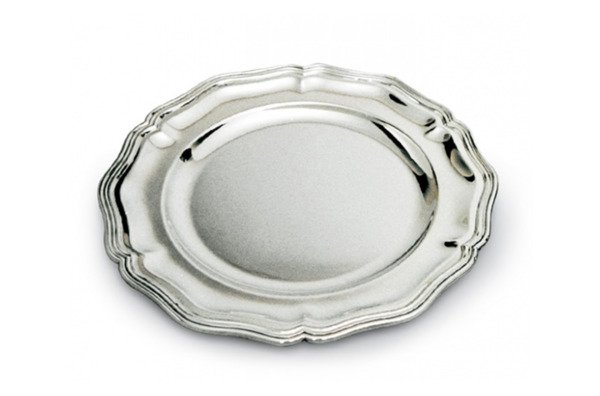 Блюдо круглое Schiavon XVIII век 35см, серебро 925пр