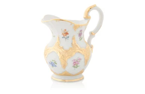 Молочник Meissen 100мл Форма - Б, россыпь цветов