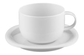 Чашка чайно-кофейная с блюдцем Rosenthal Суоми 300мл, фарфор, белая