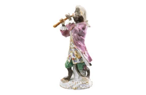 Фигурка Meissen 13,5 см Кларнетист Обезьяний оркестр