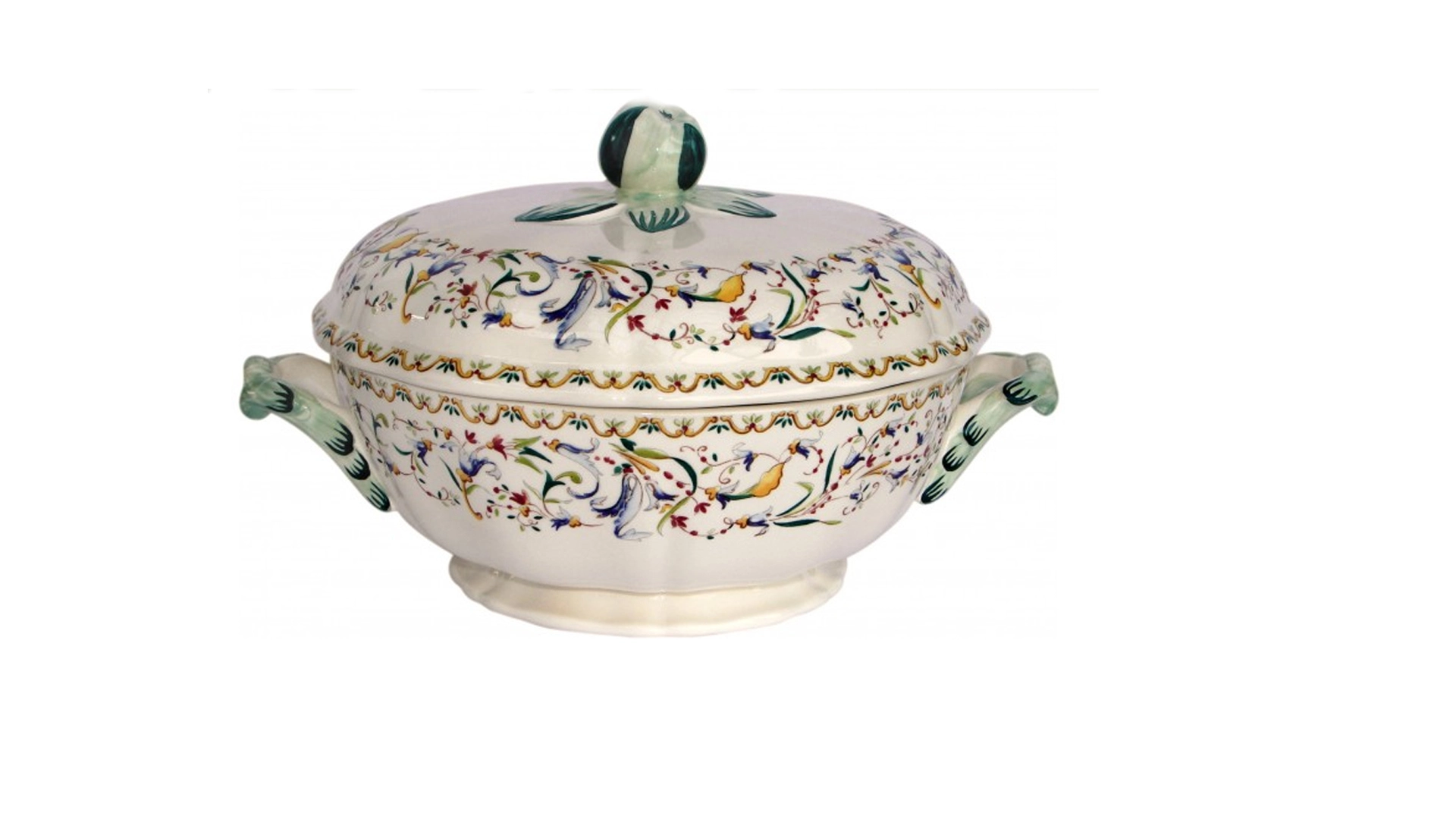 Блюдо для горячего с крышкой Gien Тоскана 1,7л, фаянс