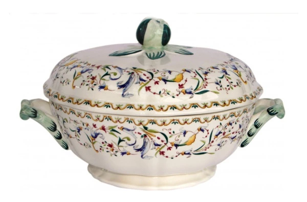 Блюдо для горячего с крышкой Gien Тоскана 1,7л, фаянс