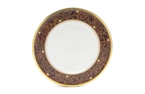 Тарелка десертная Noritake Ксавьер, золотой кант 17 см