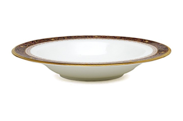 Тарелка суповая Noritake Ксавьер, золотой кант 21 см