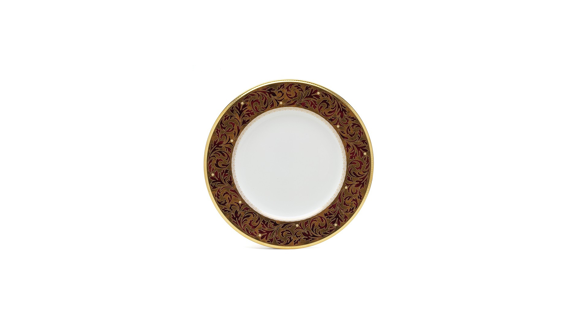 Тарелка обеденная Noritake Ксавьер, золотой кант 27 см, фарфор