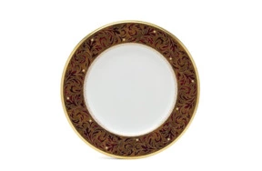 Тарелка обеденная Noritake Ксавьер, золотой кант 27 см, фарфор